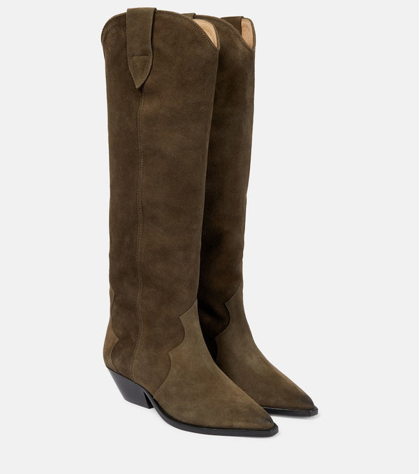 Isabel Marant Denvee suede knee-high boots