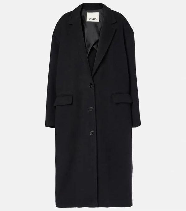 Isabel Marant Efezia wool and cashmere coat | LYBSTORE