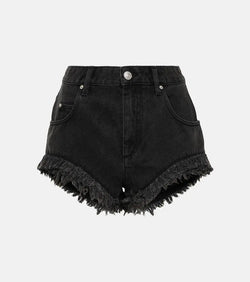 Isabel Marant Eneidao cotton shorts | LYBSTORE