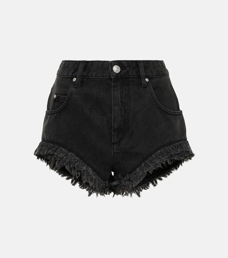 Isabel Marant Eneidao cotton shorts | LYBSTORE