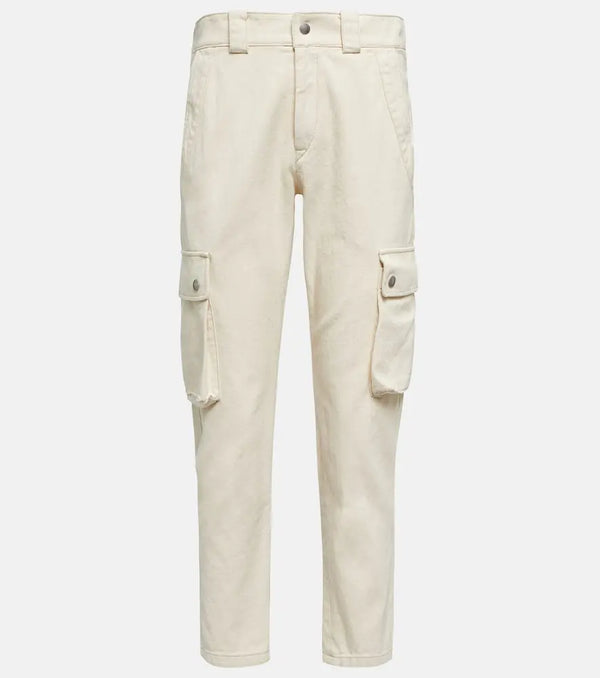 Isabel Marant Evalia tapered cotton cargo pants | LYBSTORE