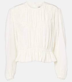 Isabel Marant Gelina crêpe de chine blouse | LYBSTORE