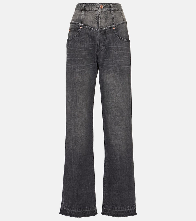 Isabel Marant High-rise straight jeans