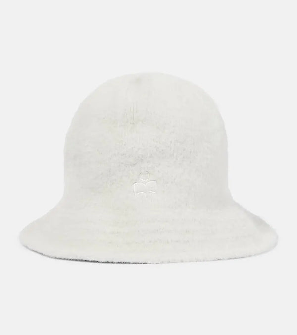 Isabel Marant Holmy embroidered bucket hat | LYBSTORE