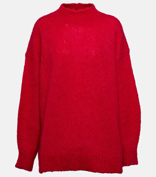 Isabel Marant Idol mohair-blend mockneck sweater | LYBSTORE