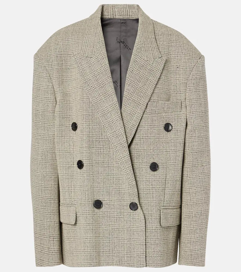 Isabel Marant Klero checked wool blazer