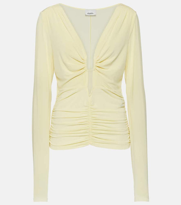 Isabel Marant Laura ruched jersey top