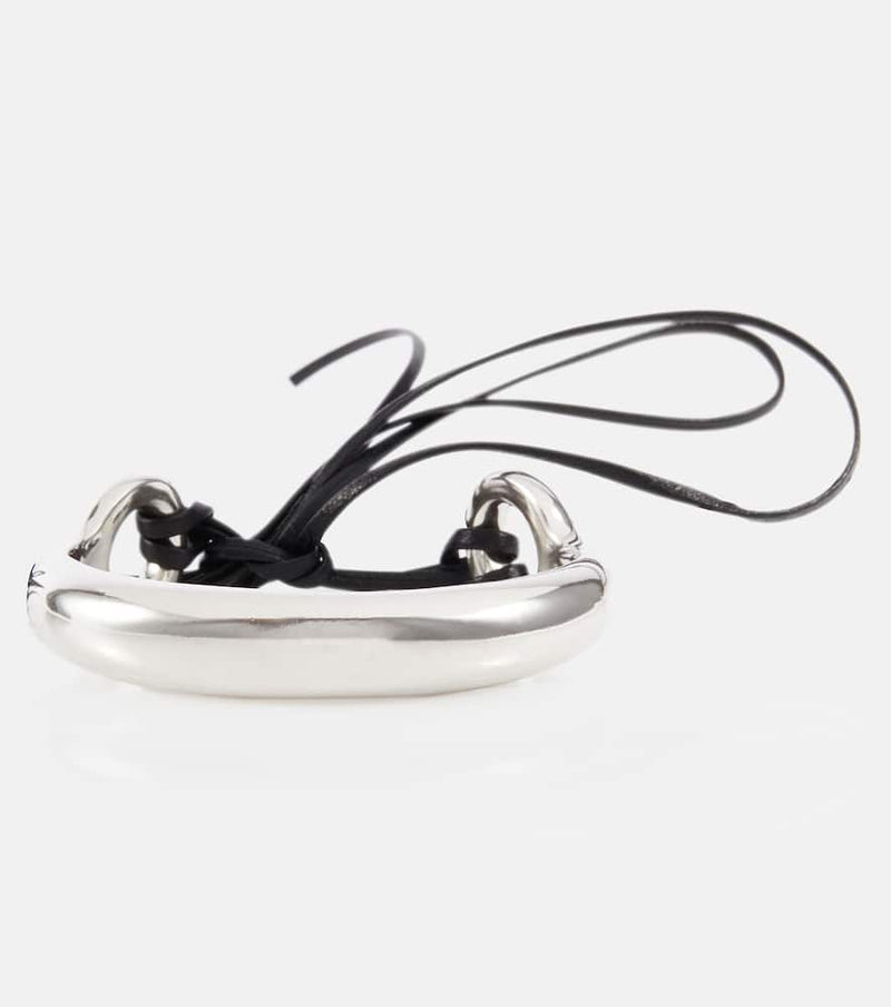 Isabel Marant Leather-trimmed bangle