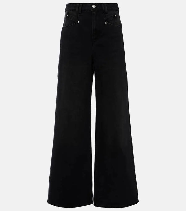 Isabel Marant Lemony wide-leg jeans | LYBSTORE