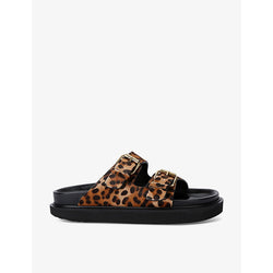 Isabel Marant Lennya leopard-print leather sandals