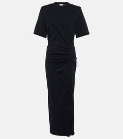 Isabel Marant Lexiaga draped cotton midi dress