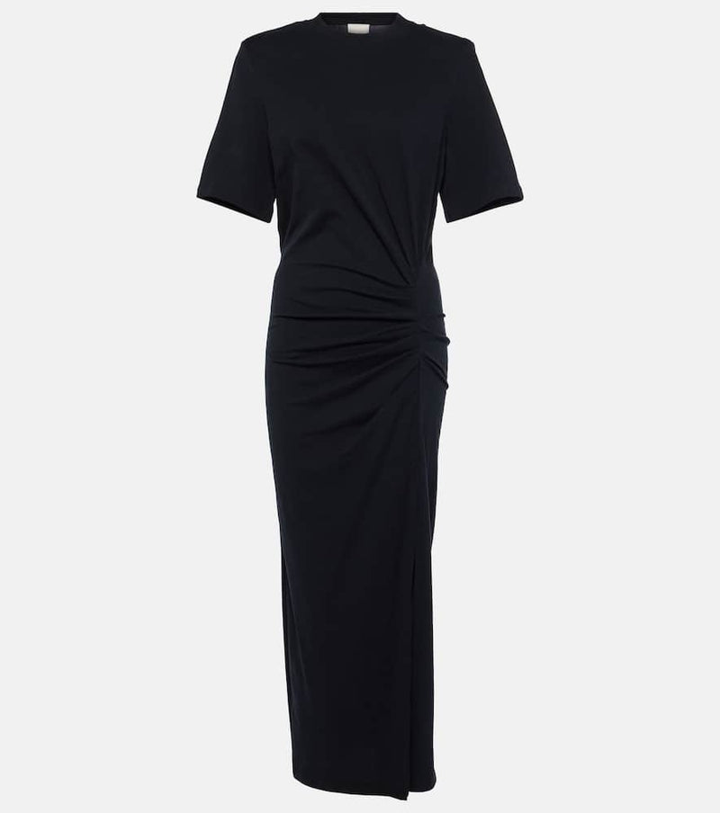 Isabel Marant Lexiaga draped cotton midi dress