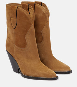 Isabel Marant Leyane suede cowboy boots