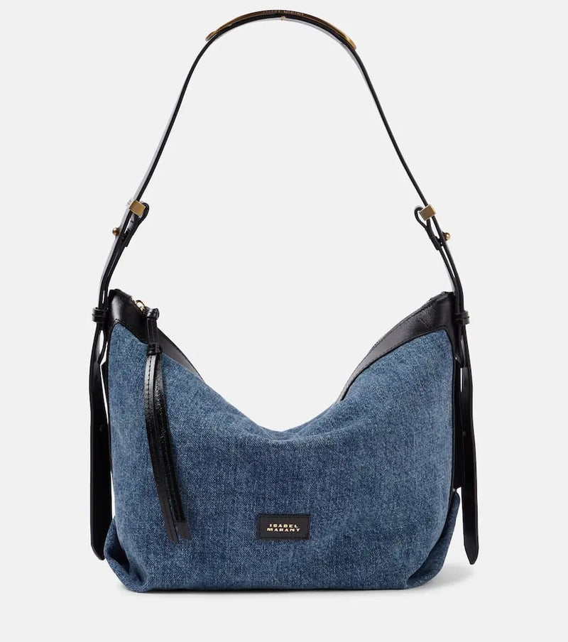 Isabel Marant Leyden Small denim shoulder bag