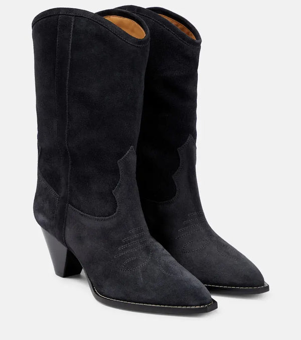 Isabel Marant Luliette suede cowboy boots | LYBSTORE