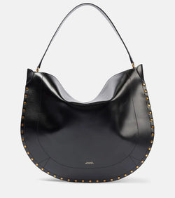 Isabel Marant Oskan studded leather shoulder bag