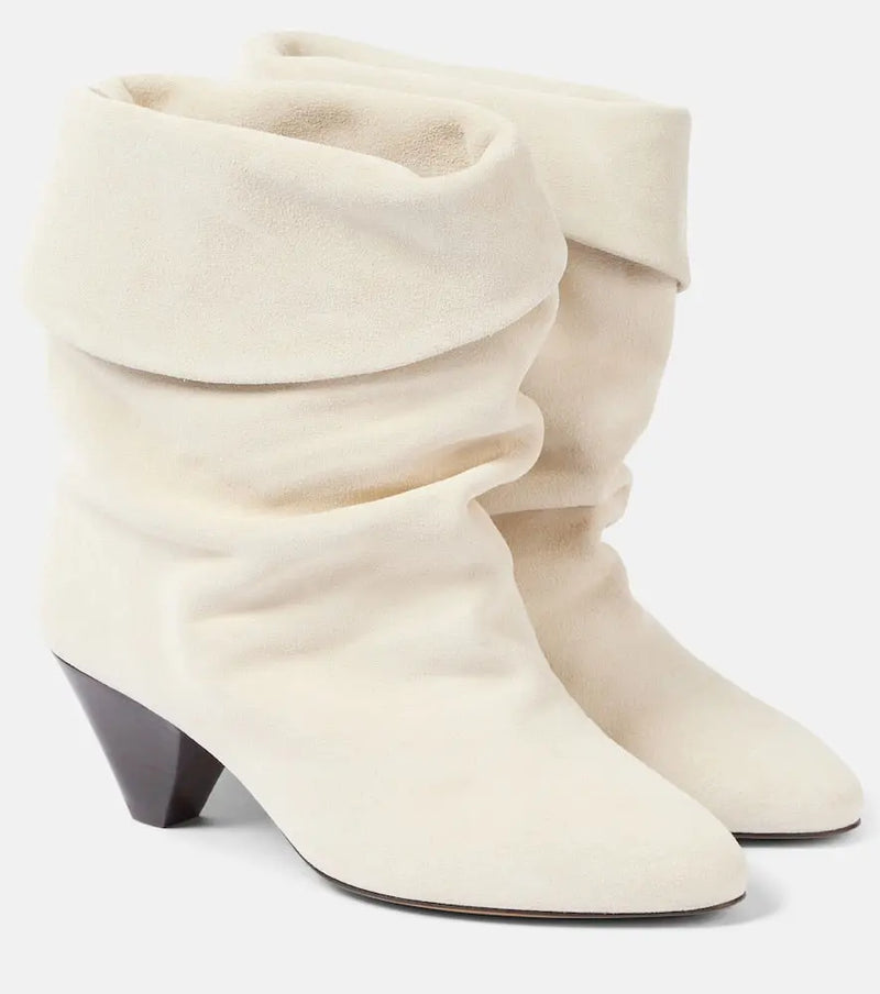 Isabel Marant Ryska suede ankle boots | LYBSTORE