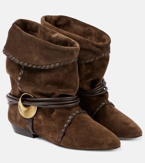 Isabel Marant Sellen suede ankle boots