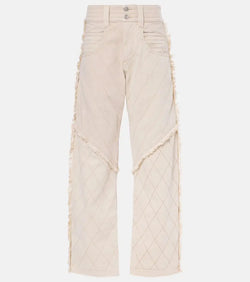 Isabel Marant Shanila patchwork wide-leg jeans