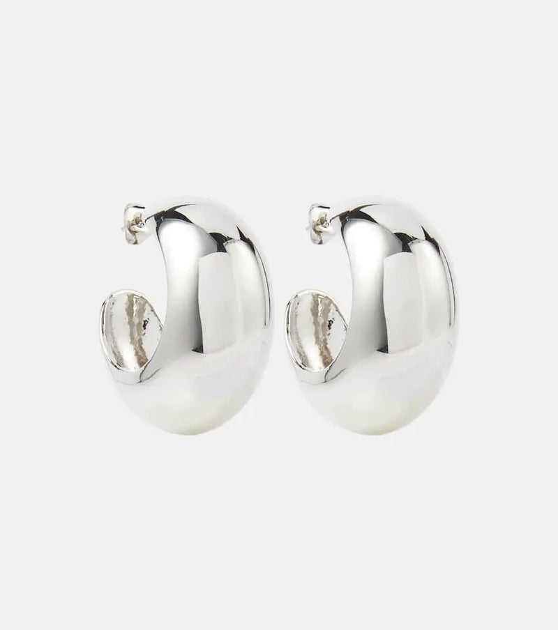 Isabel Marant Shiny Crescent hoop earrings