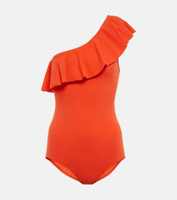 Isabel Marant Sicilya one-shoulder swimsuit | LYBSTORE