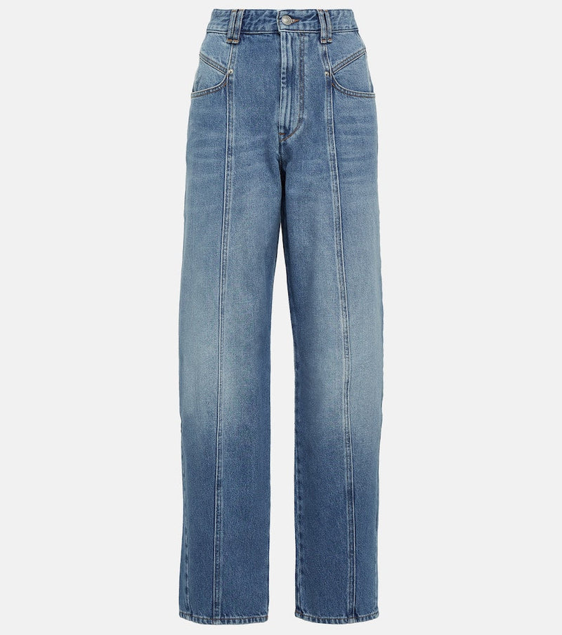 Isabel Marant Vetan high-rise wide-leg jeans