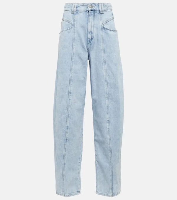 Isabel Marant Vetanga high-rise wide-leg jeans | LYBSTORE