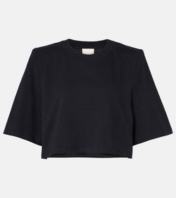 Isabel Marant Zaely cropped cotton jersey T-shirt