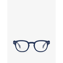 Izipizi #C square-framed navy reading glasses