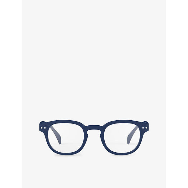 Izipizi #C square-framed navy reading glasses | LYBSTORE