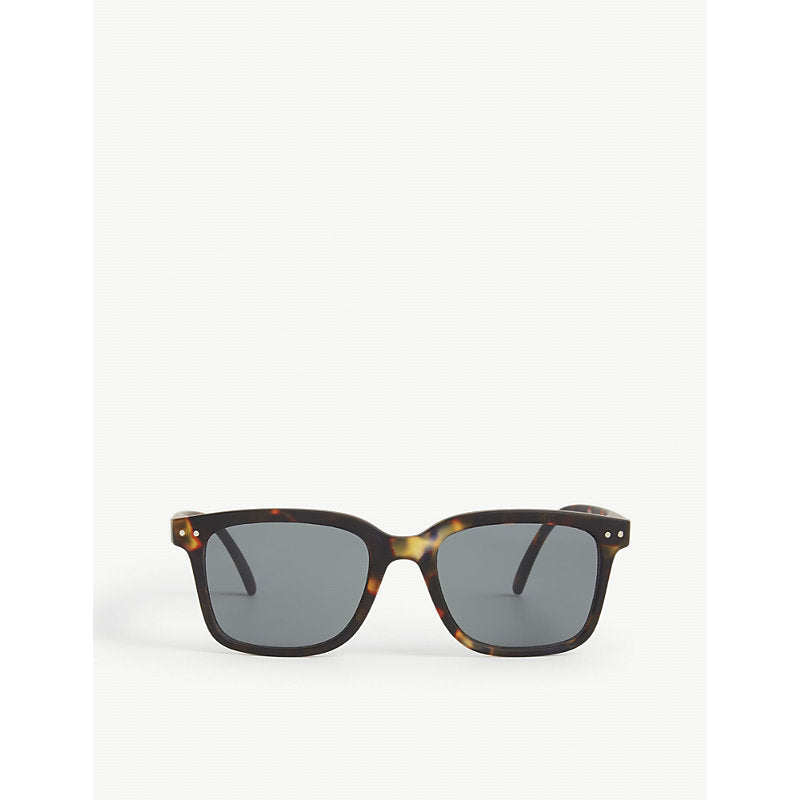 Womens Izipizi #L square-framed tortoise sunglasses