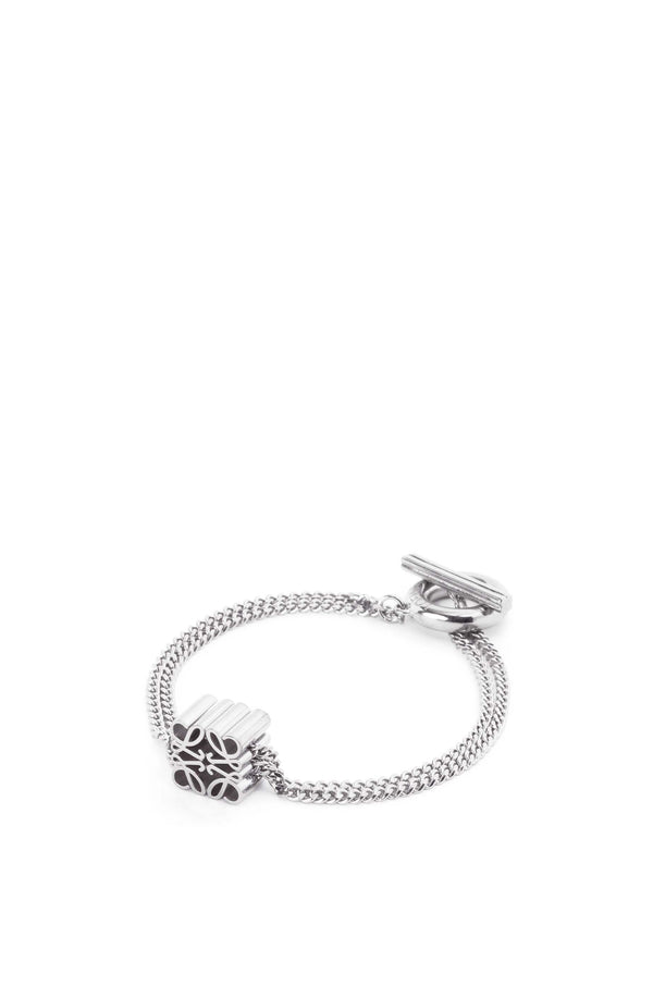 Single Anagram bracelet in sterling silver