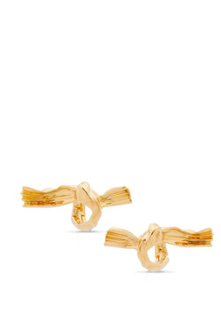 Knuckle Not earrings in gold