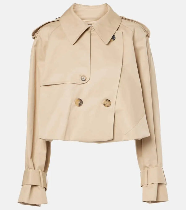 JW Anderson Cotton cropped trench coat