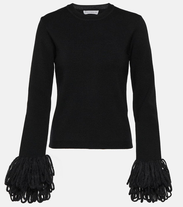 JW Anderson Fringed wool-blend sweaters