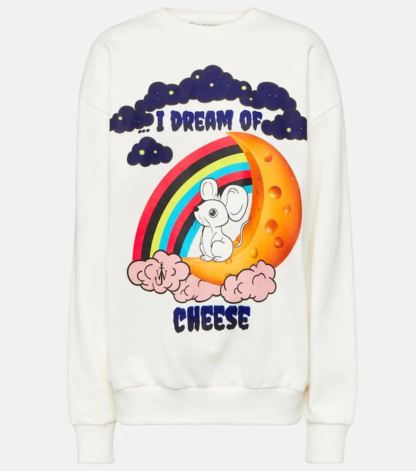 JW Anderson Printed cotton jersey sweatshirt