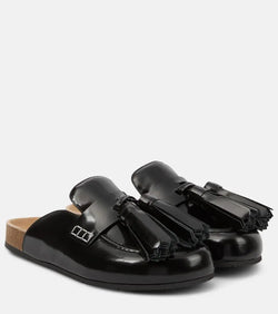 JW Anderson Tasseled leather mules | LYBSTORE