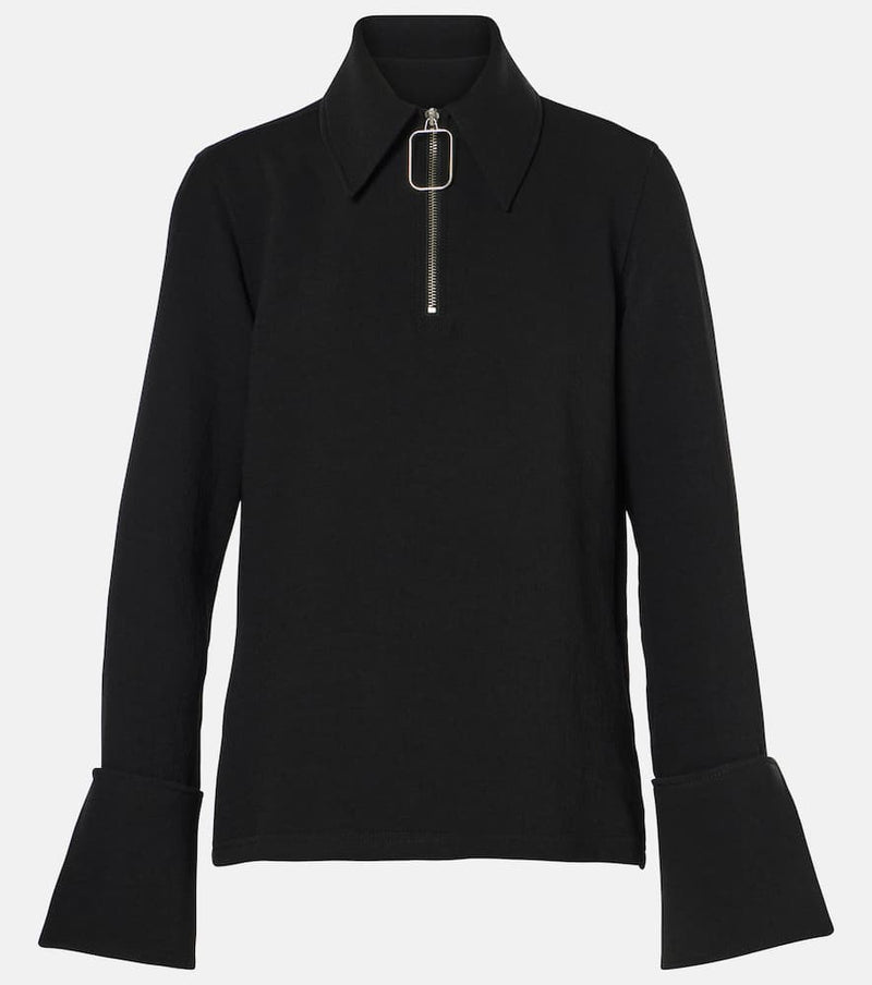 JW Anderson Zip-up Henley shirt | LYBSTORE