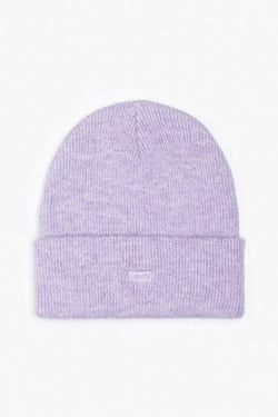 Levi's Cuffed Batwing Beanie - One Size - Purple / Light Purple