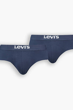 Levi's Solid Basic Briefs 2 pack Blue