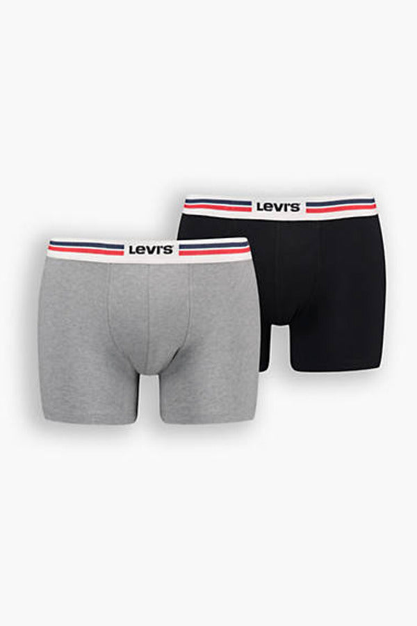 Levi's Sportswear Logo Boxer Briefs 2 pack Grey