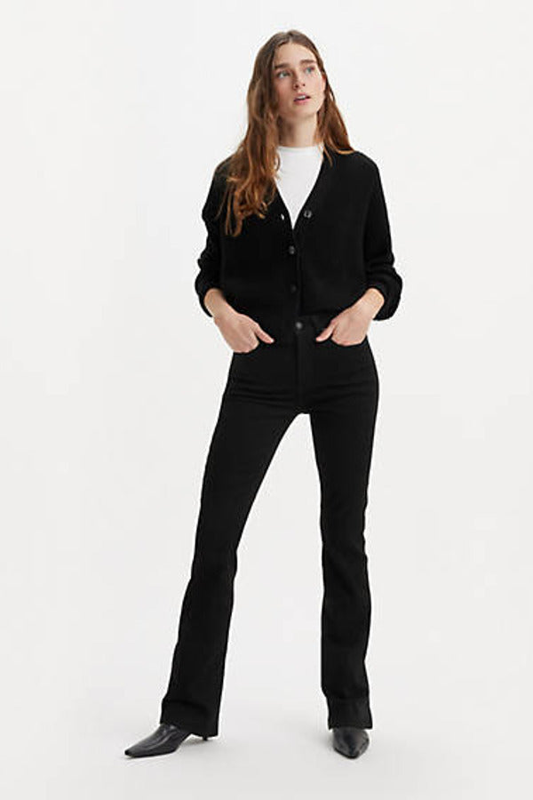 Levi's 725 High Rise Bootcut Jeans - 26X32 Black