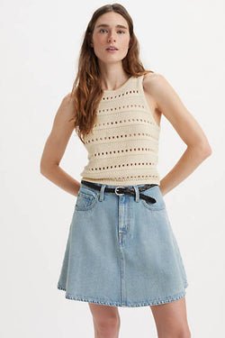 Levi's Superbloom Crochet Tank Top White