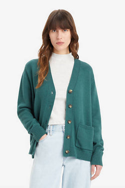 Levi's Boyfriend Pocket Cardigan Green