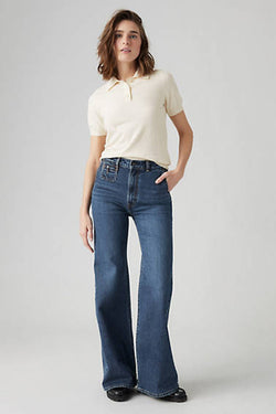 Levi's Ribcage Bell Jeans - 31X32 Blue