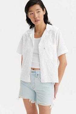 Levi's Joyce Short Sleeve Resort Shirt White