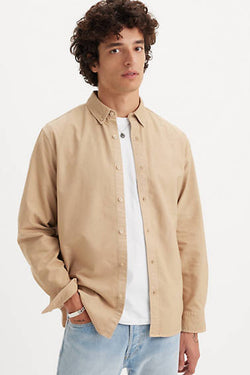 Levi's Authentic Button Down Shirt - Beige / Muir Woods Safari Garment Dye