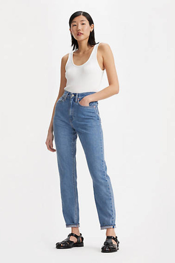 Levi's Hi Rise Boyfriend Jeans - 27X30 Blue