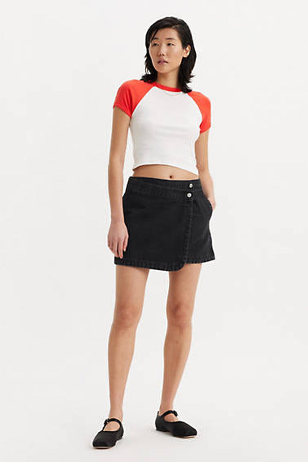 Levi's Wrap Skirt Black