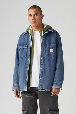 Levi's Telegraph Overshirt Blue